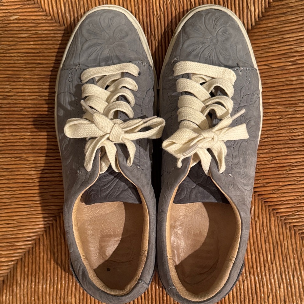 Frye Gray Floral Women's Sneakers